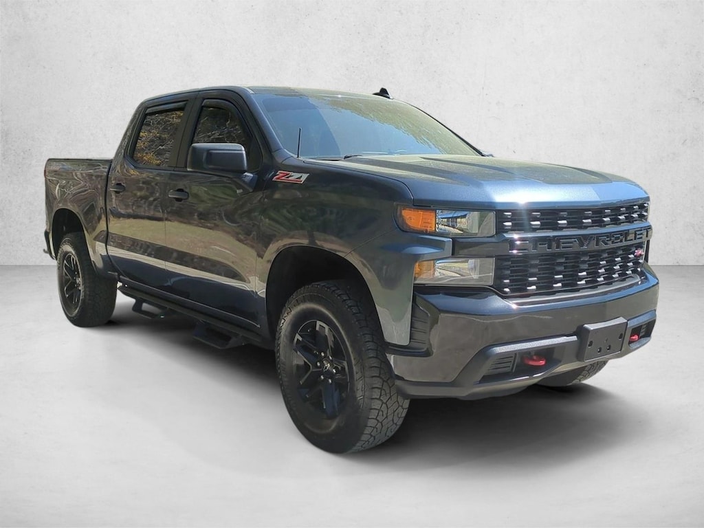 Used 2021 Chevrolet Silverado 1500 Custom Trail Boss Truck Crew Cab