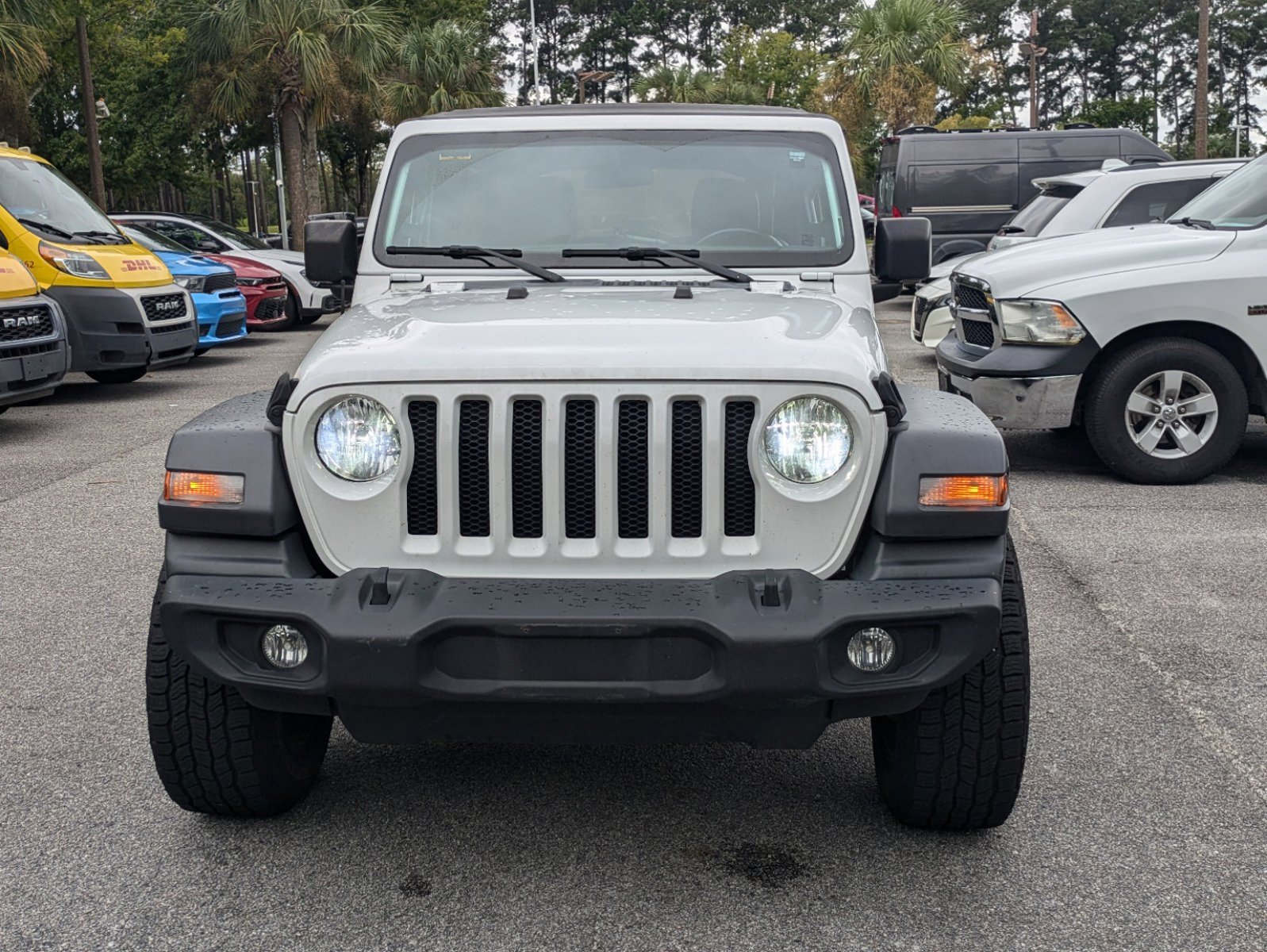 Used 2020 Jeep Wrangler Unlimited Sport S with VIN 1C4HJXDG3LW297413 for sale in Hardeeville, SC