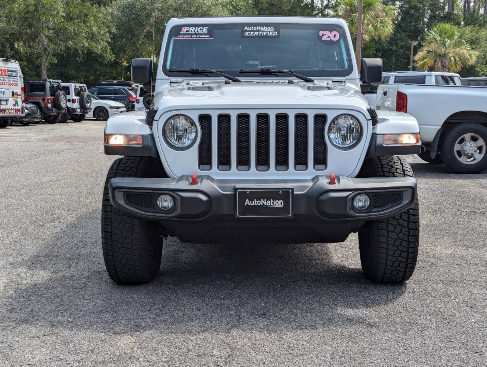 Used 2020 Jeep Wrangler Unlimited Rubicon with VIN 1C4HJXFG1LW141366 for sale in Hardeeville, SC