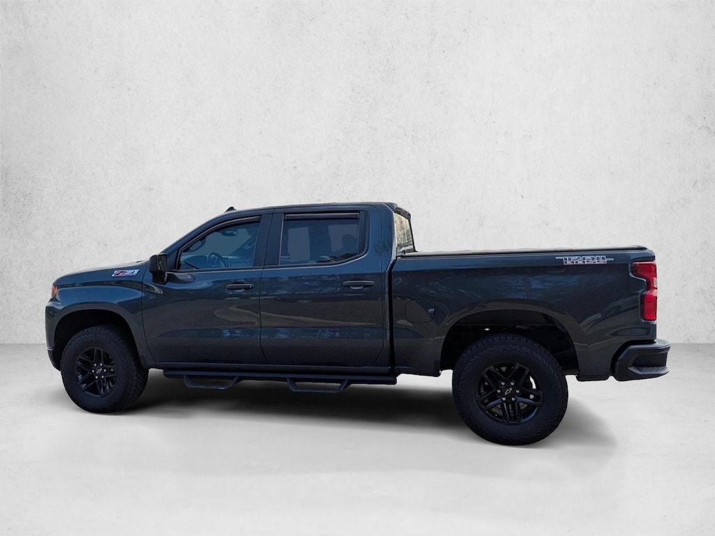 Used 2021 Chevrolet Silverado 1500 Custom Trail Boss Truck Crew Cab