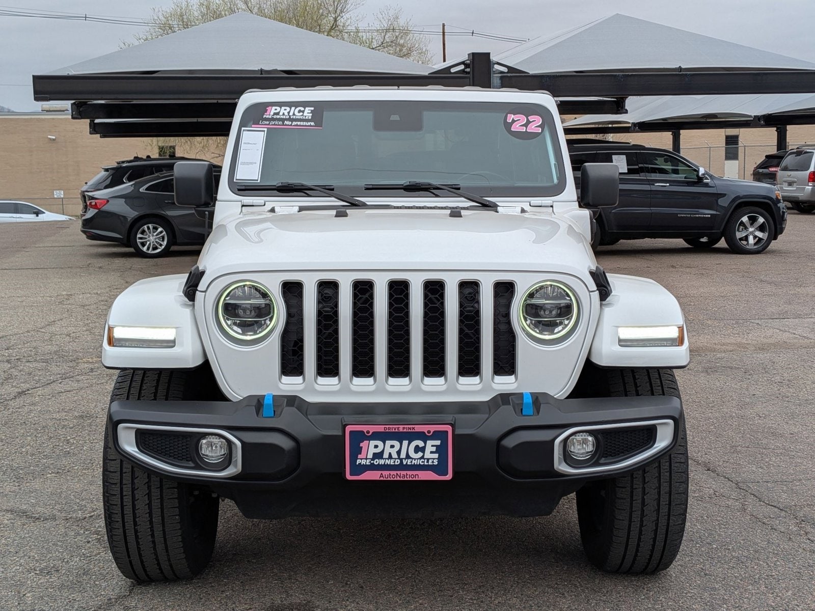 Used 2022 Jeep Wrangler Unlimited Sahara 4XE with VIN 1C4JJXP62NW271683 for sale in Englewood, CO