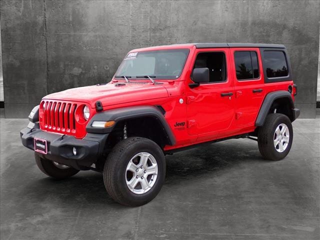 Used 2021 Jeep Wrangler Unlimited Sport S with VIN 1C4HJXDN8MW763580 for sale in Englewood, CO