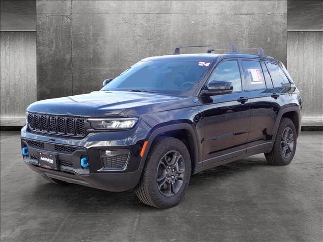 Used 2024 Jeep Grand Cherokee Trailhawk 4xe with VIN 1C4RJYC60R8942941 for sale in Englewood, CO