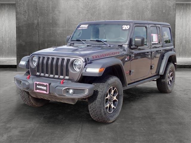 Used 2020 Jeep Wrangler Unlimited Rubicon with VIN 1C4HJXFG3LW194070 for sale in Englewood, CO