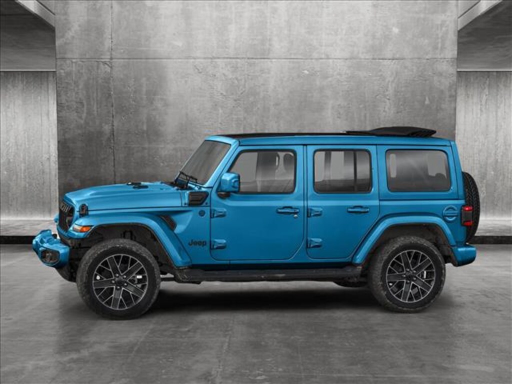 New 2024 Jeep Wrangler 4xe For Sale SUV Hydro Blue Pearlcoat Golden