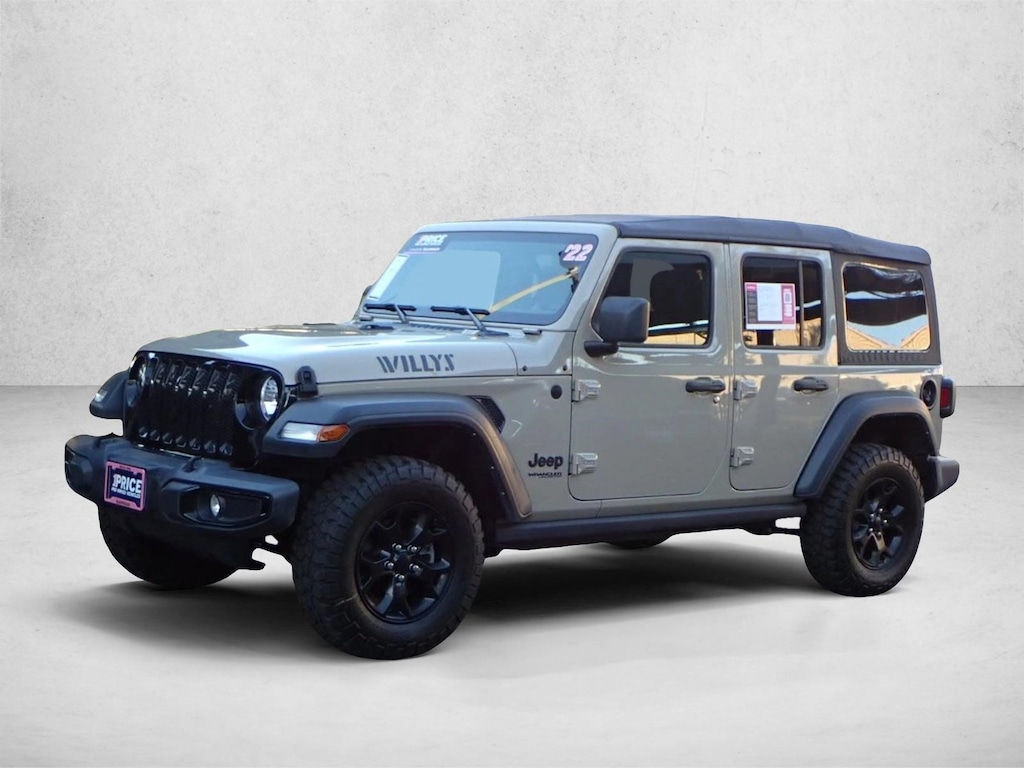 Used 2022 Jeep Wrangler Unlimited Willys Sport Sport Utility