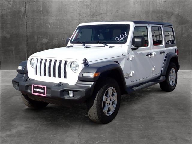 Used 2020 Jeep Wrangler Unlimited Sport S with VIN 1C4HJXDN3LW337682 for sale in Englewood, CO