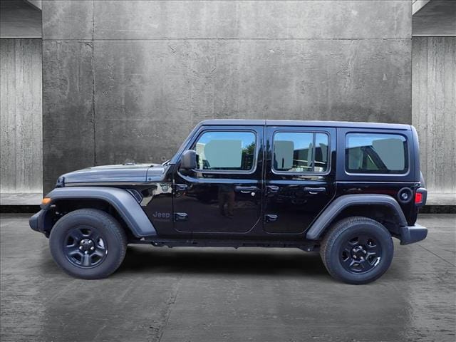Used 2022 Jeep Wrangler Unlimited Sport with VIN 1C4HJXDG0NW145611 for sale in Englewood, CO