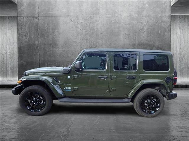 Used 2022 Jeep Wrangler Unlimited Sahara 4XE with VIN 1C4JJXP64NW278893 for sale in Englewood, CO