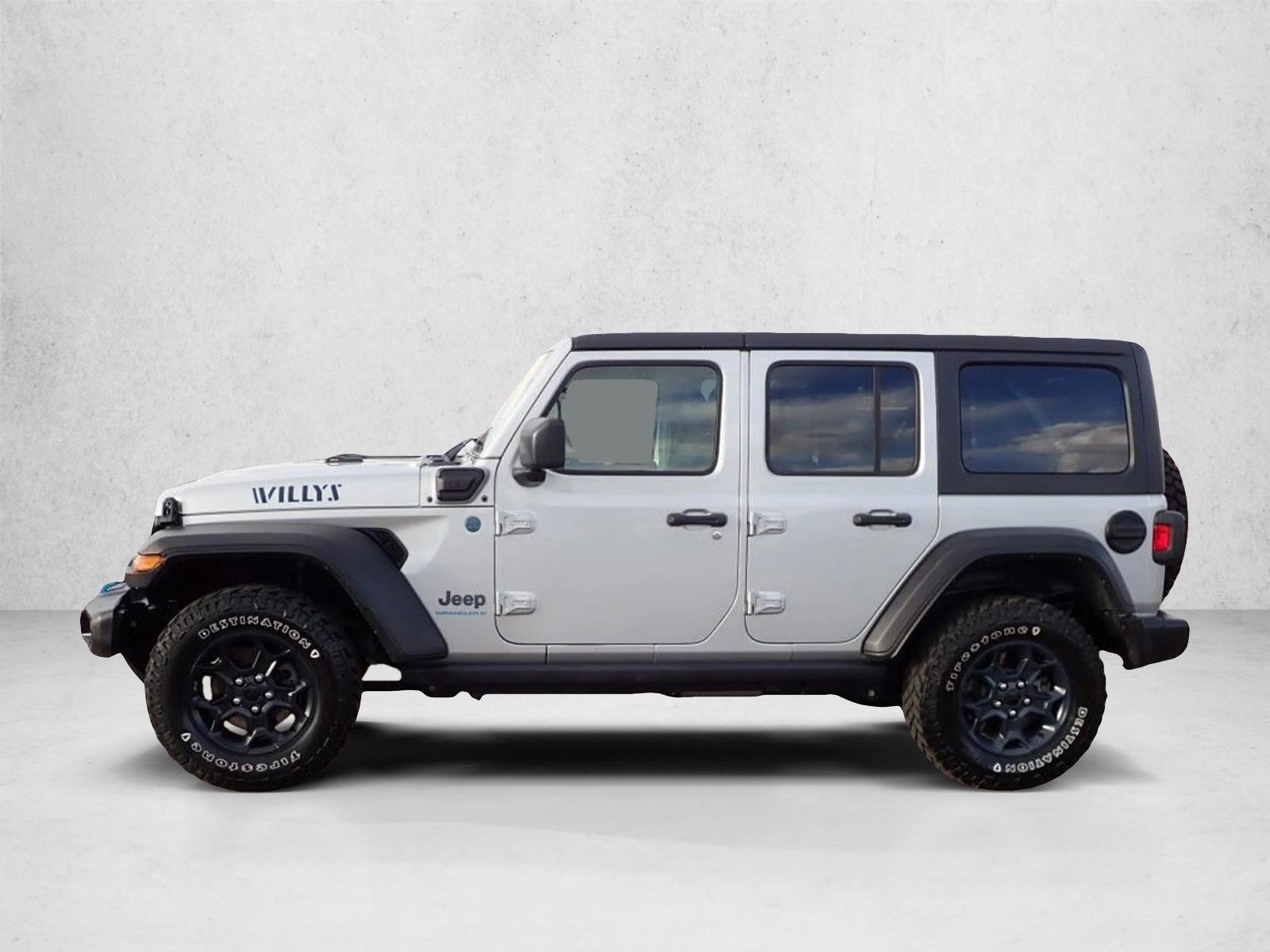 Used 2023 Jeep Wrangler 4xe Willys 4XE with VIN 1C4JJXN6XPW690497 for sale in Englewood, CO