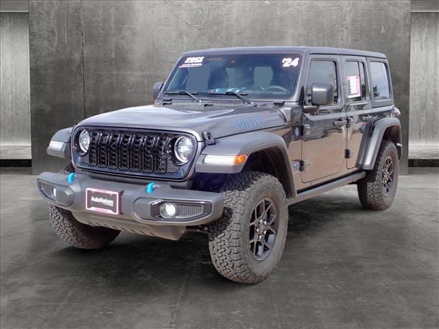 Used 2024 Jeep Wrangler 4xe Willys 4XE with VIN 1C4RJXN64RW209276 for sale in Englewood, CO