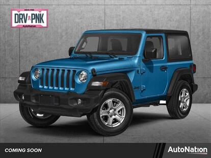 New 2023 Jeep Wrangler For Sale SUV Hydro Blue Pearlcoat | Littleton CO  1C4GJXAN6PW676166 PW676166