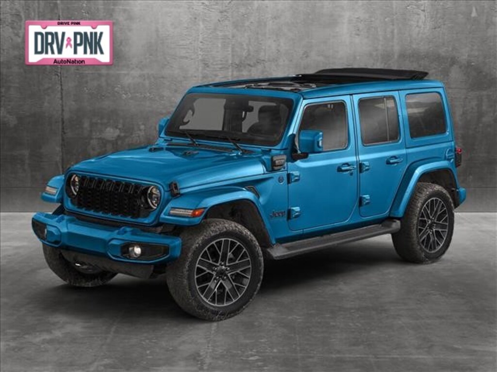 New 2024 Jeep Wrangler 4xe For Sale SUV Hydro Blue Pearlcoat Golden