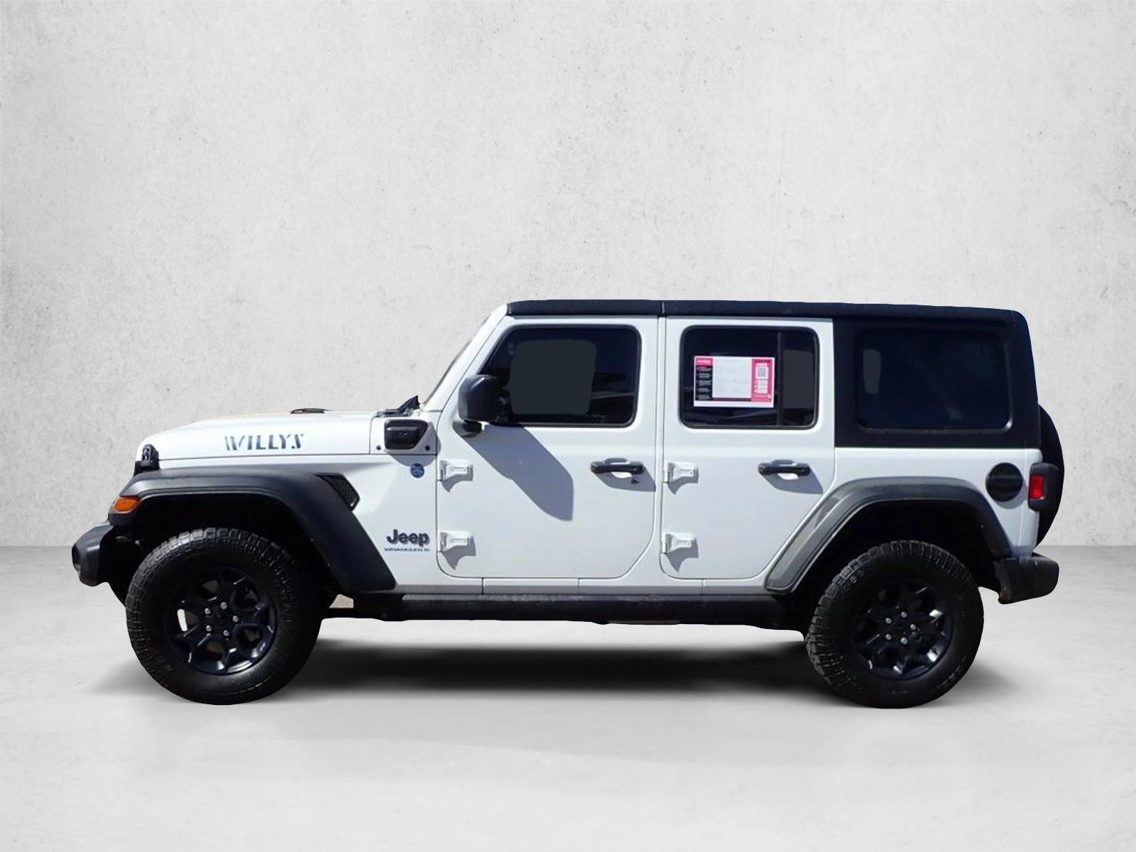 Used 2023 Jeep Wrangler 4xe Willys 4XE with VIN 1C4JJXN60PW686328 for sale in Englewood, CO