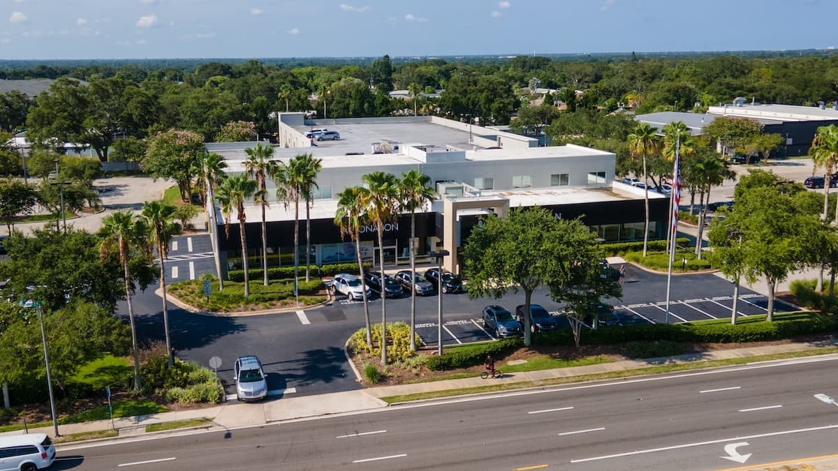 Overhead view of AutoNation Lincoln Clearwater