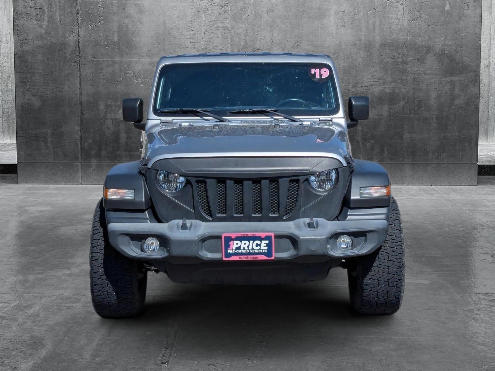 Used 2019 Jeep Wrangler Unlimited Sport S with VIN 1C4HJXDNXKW682089 for sale in Littleton, CO