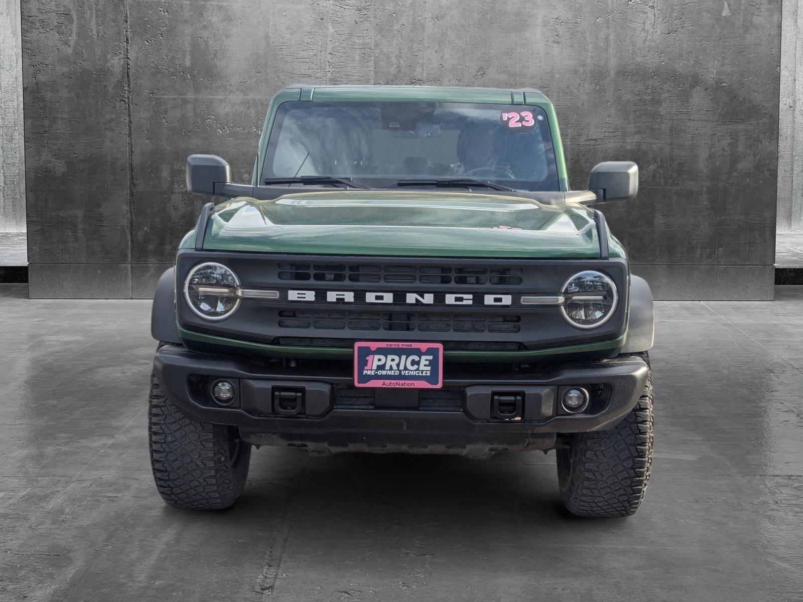 Used 2023 Ford Bronco 4-Door Black Diamond with VIN 1FMEE5DH6PLB63468 for sale in Littleton, CO