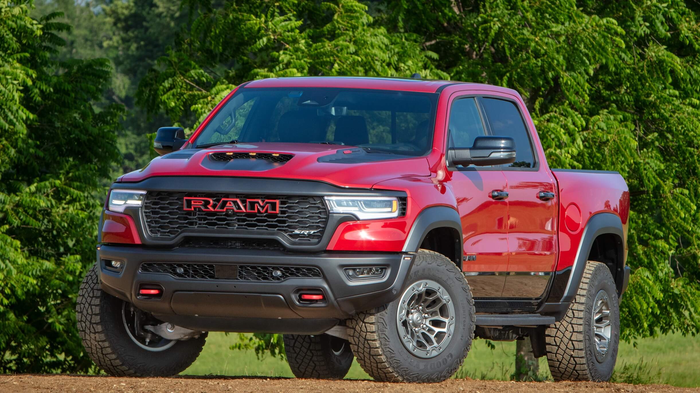 Ram 1500 in Molten Red