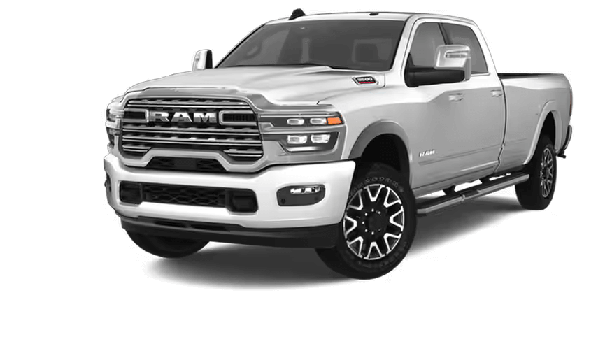 Learn about the exterior colors of the 2025 Ram 3500 2025 Ram 3500 in Limited White