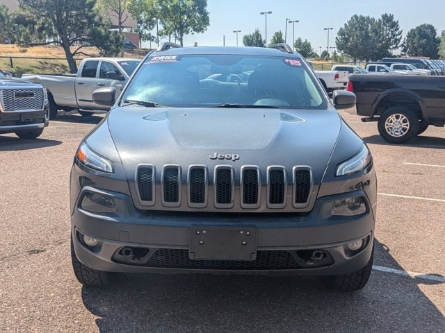 Used 2015 Jeep Cherokee Trailhawk with VIN 1C4PJMBS8FW727491 for sale in Colorado Springs, CO