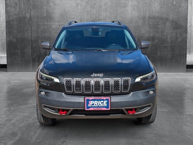 Used 2020 Jeep Cherokee Trailhawk with VIN 1C4PJMBX0LD592185 for sale in Colorado Springs, CO