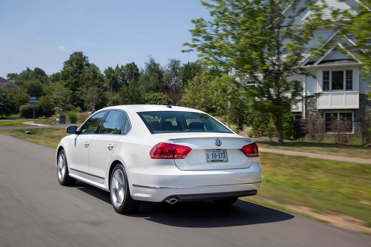  Vue arrière de la Volkswagen Passat 