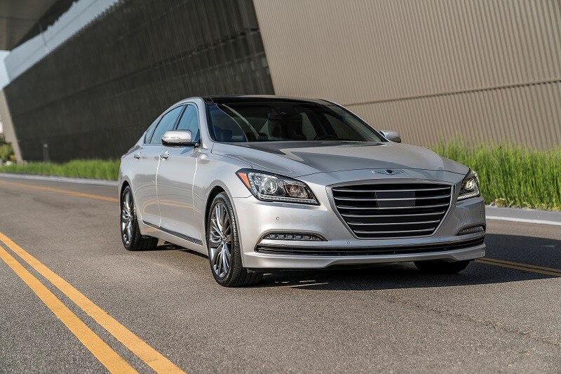 Exterior view of the Genesis G80