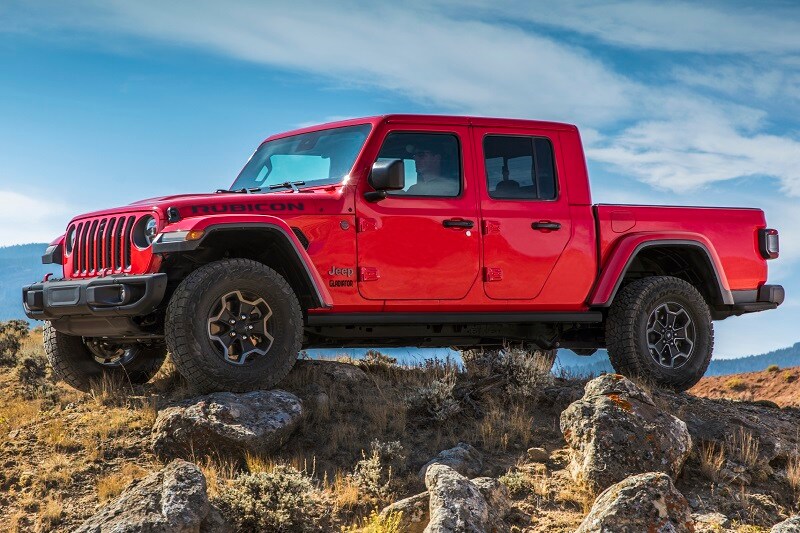 Exterior view of the Jeep Gladiator