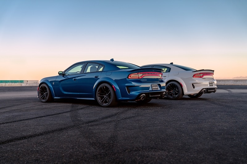Exterior view of the Dodge Charger SRT Hellcat Widebody