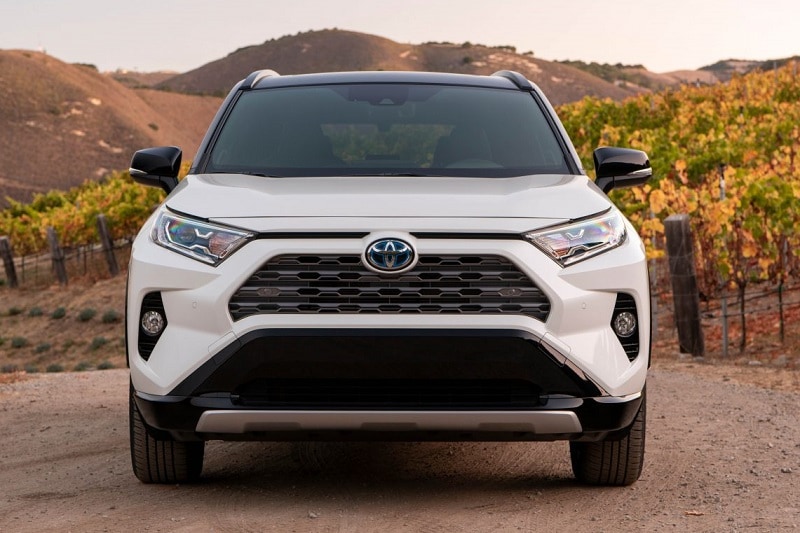 Front view of the 2021 Toyota RAV4