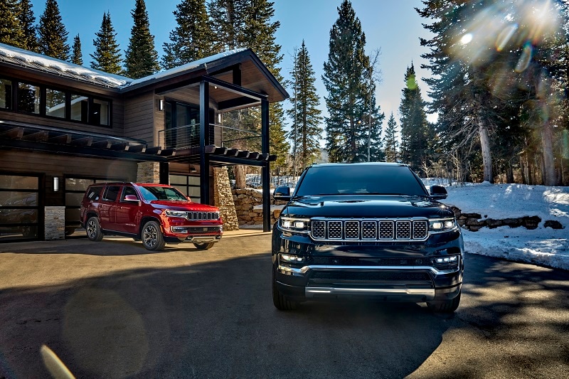Exterior view of the 2022 Wagoneer
