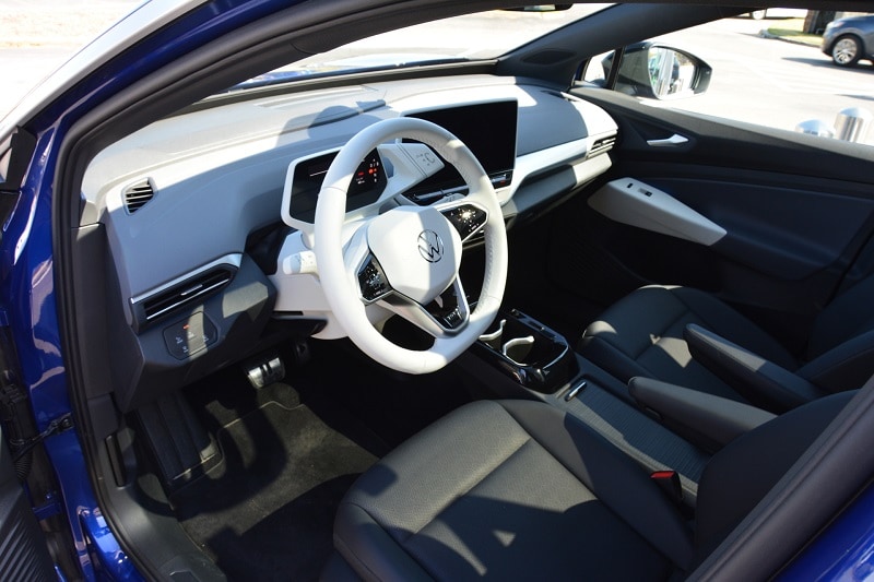 Interior view of the 2021 Volkswagen ID.4