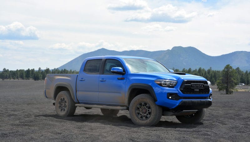 Exterior view of the Toyota Tacoma