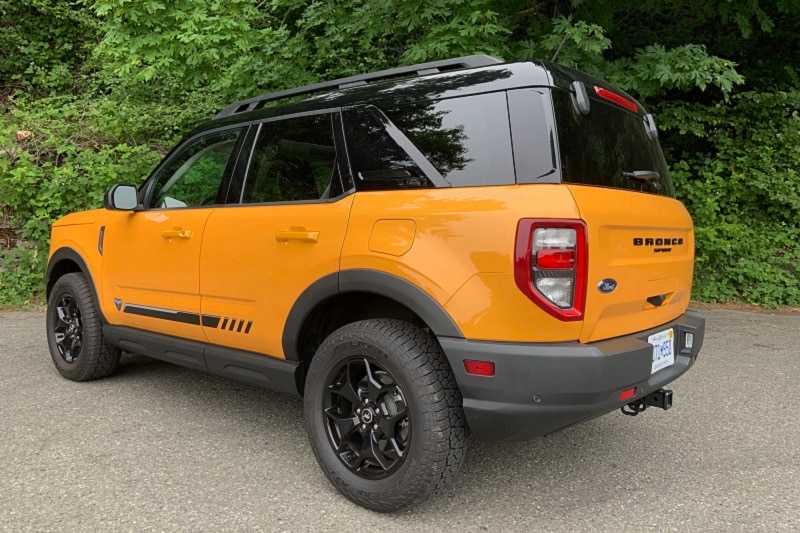 Exterior view of the 2021 Ford Bronco Sport First Edition