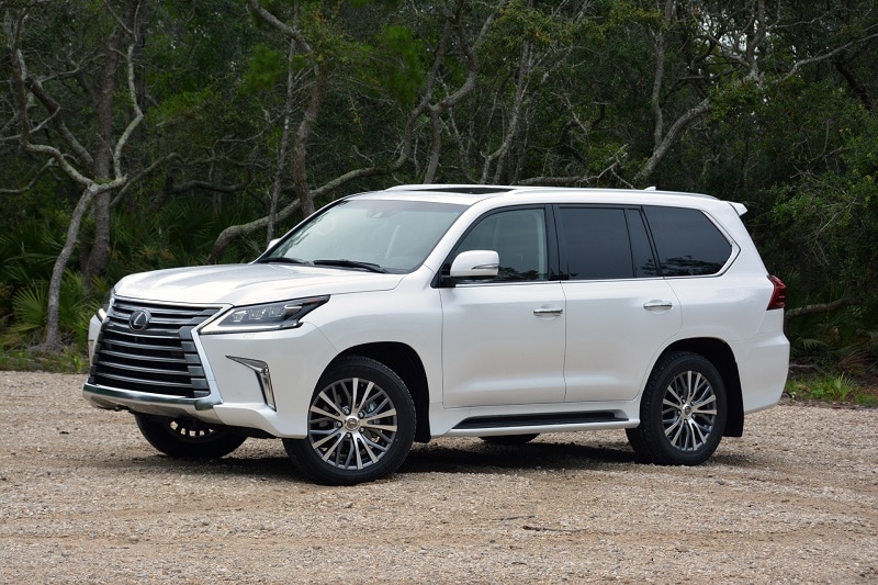 Front view of the Lexus LX 570