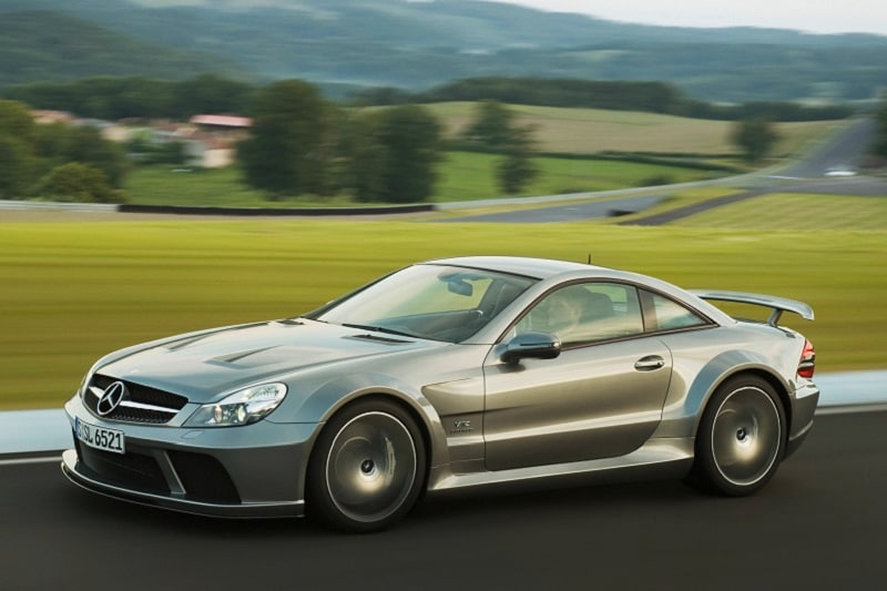 Exterior view of the SL 65 AMG Black Series