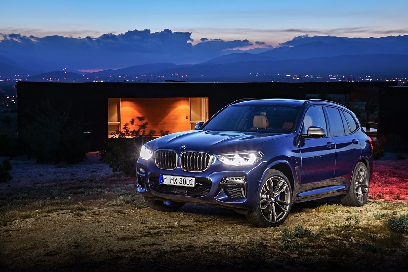 Exterior view of the 2021 BMW X3