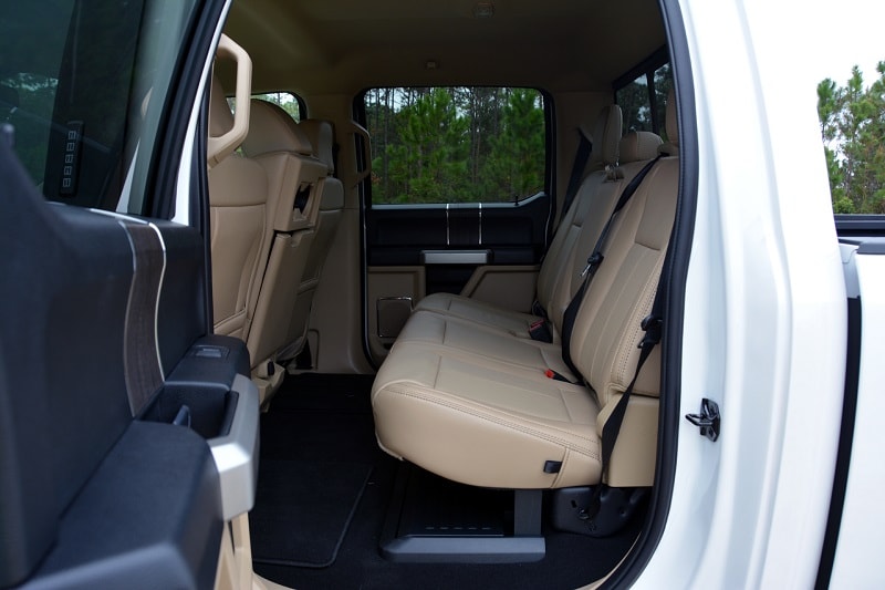 View of the safety features of the 2020 Ford F-250 Tremor