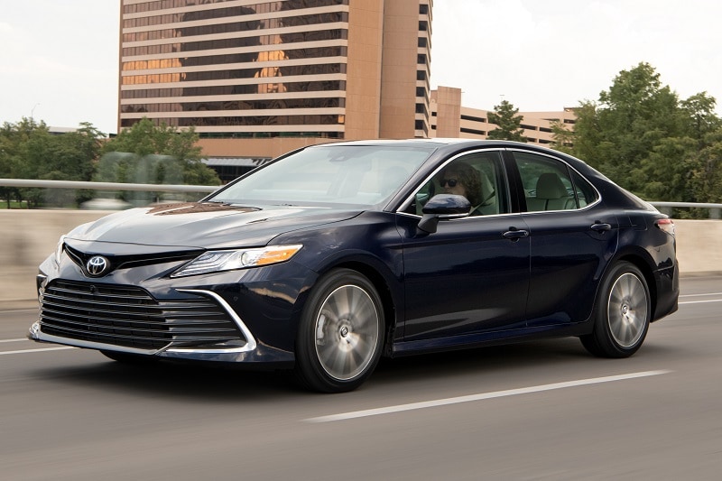 Exterior view of the Toyota Camry
