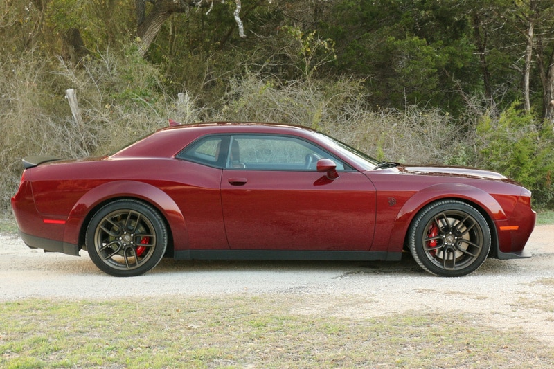 Exterior view of the 2020 Challenger Hellcat Redeye Widebody
