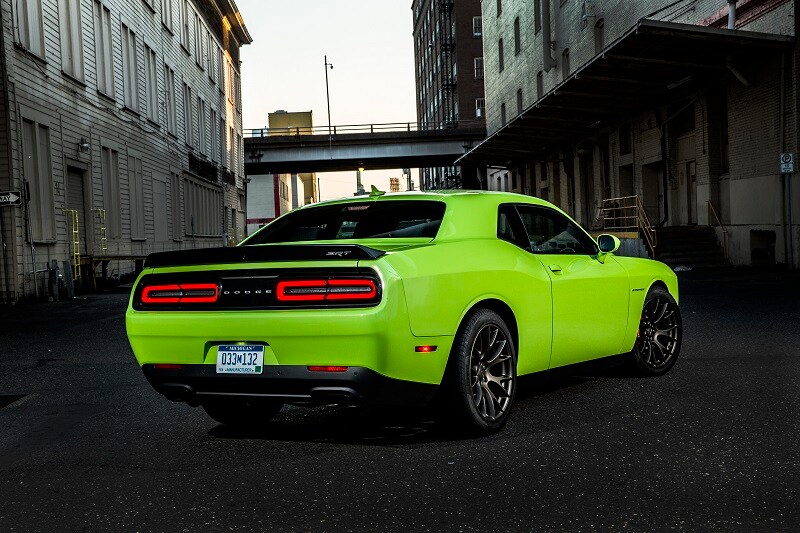 Exterior view of the Dodge Challenger