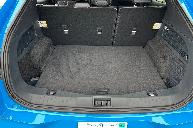 Cargo area of the Ford Mustang Mach-E