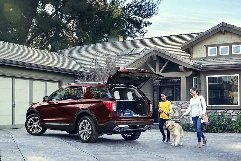 Exterior view of the Ford Explorer