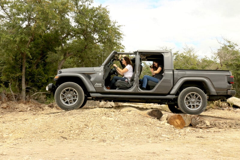 If you have the chance to take the doors off the Jeep Gladiator, take the doors off.