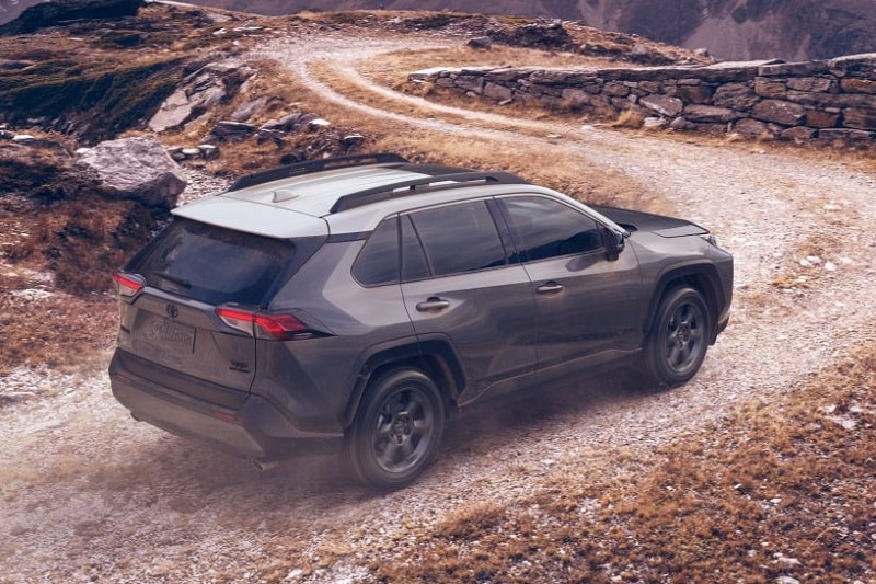 Side view of the 2021 Toyota RAV4