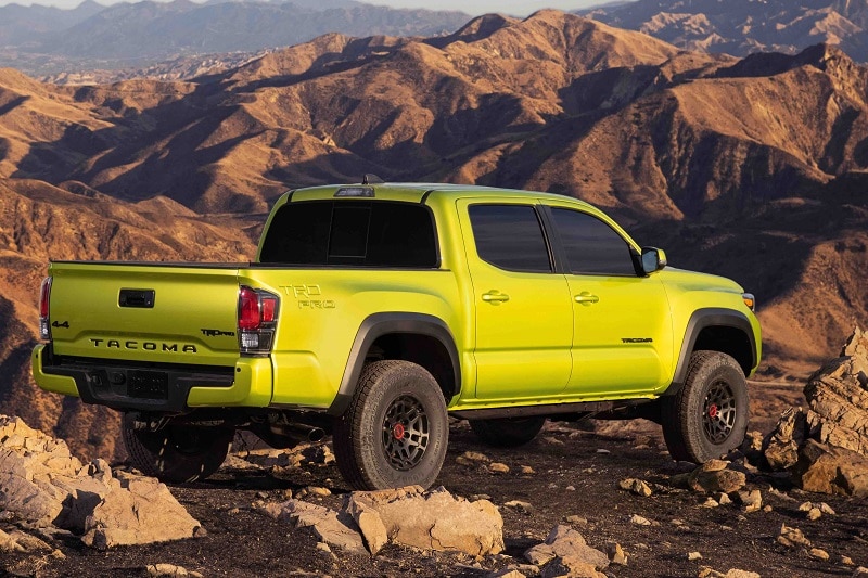 Exterior view of the Toyota Tacoma