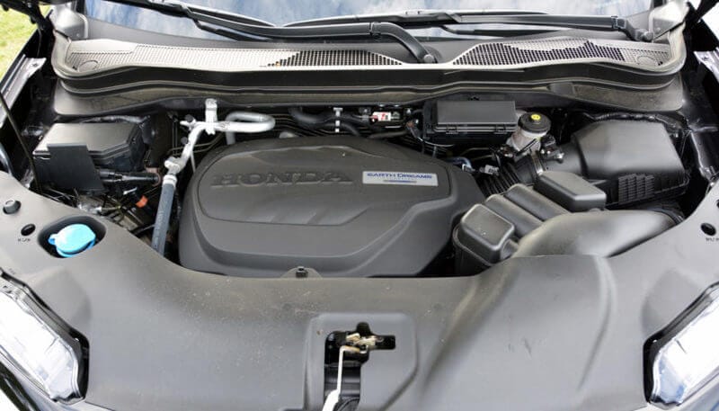 The Passport features a 3.5-liter V6 with 280 hp and 262 lb-ft. It's paired with a nine-speed transmission.