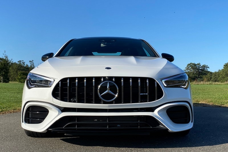 Exterior view of the 2020 Mercedes-AMG CLA 45