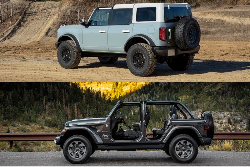 What's the Difference Ford Bronco vs. Jeep Wrangler AutoNation Drive