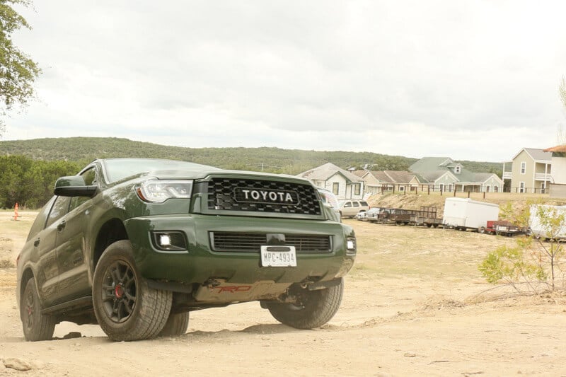 The Toyota Sequoia is getting a bit long in the tooth, but still has formidable off-road chops.